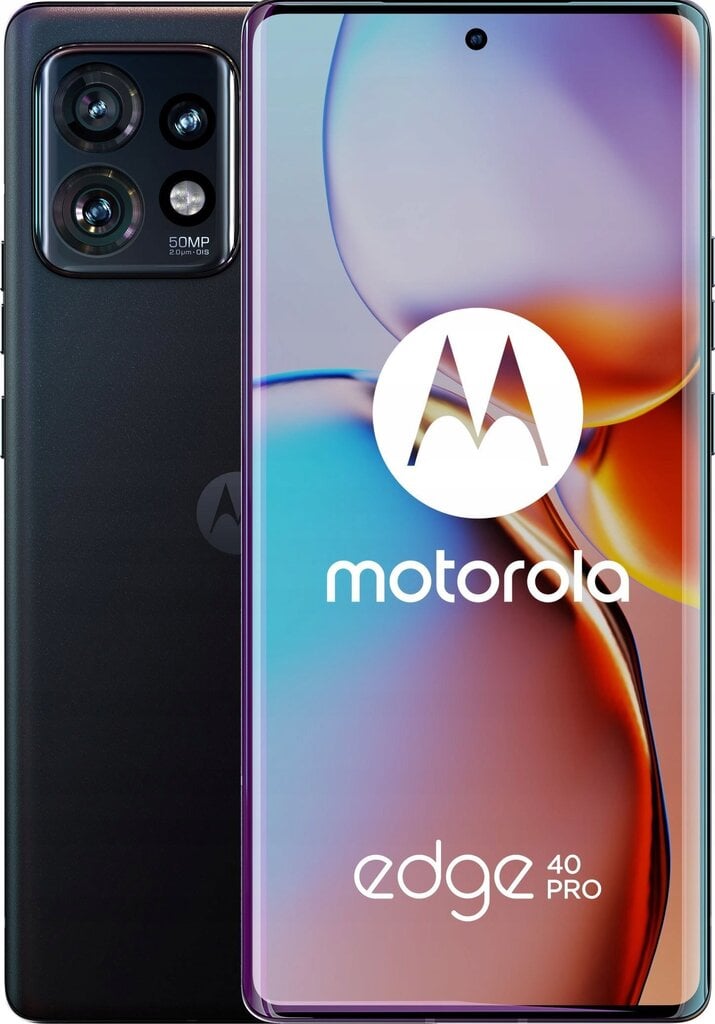 Motorola Edge 40 Pro 5G 12/256GB PAWE0001SE Interstellar Black цена и информация | Telefonid | kaup24.ee