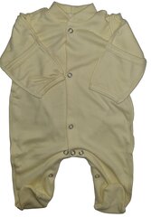 Комплект для малышей обратными стежками AXIMA 4  частей желтого цвета цена и информация | Комплекты одежды для новорожденных | kaup24.ee