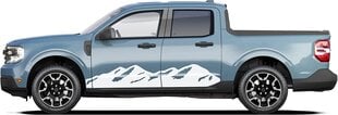 Vinüülist Autokleebis White Mountains - 2 tk, 200 cm hind ja info | Eritellimusega toonkiled sõidukitele | kaup24.ee