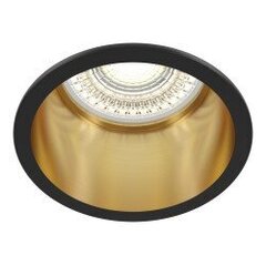 Maytoni Technical Downlight Reif DL049-01GB Черный с золотом цена и информация | Потолочные светильники | kaup24.ee