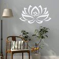 Vinüül seinakleebis White Lotus Botanical - 60 x 40 cm