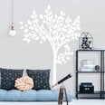 Vinüülist seinakleebis White Tree Botanical Interior Decor - 120 x 80 cm