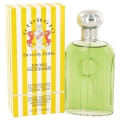 Tualettvettvesi Giorgio Beverly Hills EDT 118 ml meestele цена и информация | Женские духи | kaup24.ee