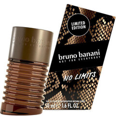 Tualettvesi Bruno Banani No Limits For Him EDT 50 ml meestele hind ja info | Meeste parfüümid | kaup24.ee