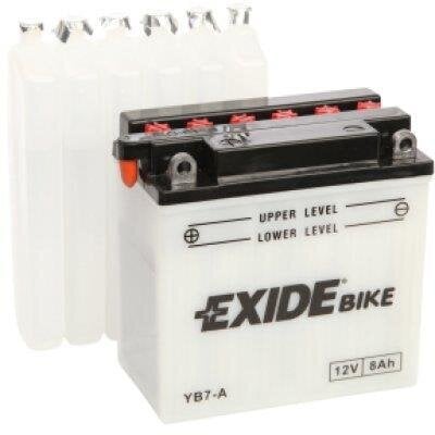 Exide motoaku 12V 8Ah YB7-A 135x75x133+- цена и информация | Mootorrataste akud | kaup24.ee