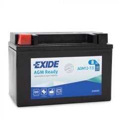 Exide motoaku 12V 8Ah AGM12-7,5 150x87x105 +- hind ja info | Exide Autokaubad | kaup24.ee