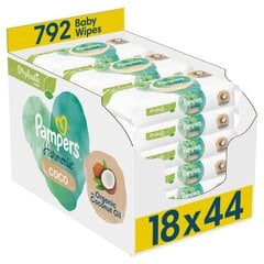 Влажные салфетки для младенцев PAMPERS Harmonie Coco, 792шт. цена и информация | Влажные салфетки | kaup24.ee