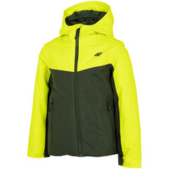 Лыжная куртка для мальчика 4F хаки HJZ22 JKUMN001 43S цена и информация | Куртки для мальчиков | kaup24.ee