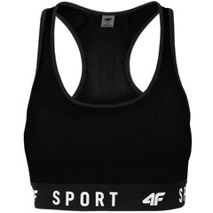 Spordirinnahoidja 4F Must H4Z22 STAD350 20S цена и информация | Спортивная одежда для женщин | kaup24.ee