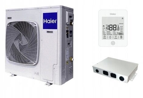 Haier monoplokk 5kW soojuspump õhk-vesi AU052FYCRB(HW)+YR-E27+ATW-A01 hind ja info | Küttekatlad | kaup24.ee