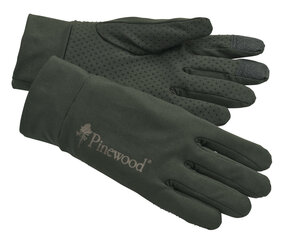 Перчатки Pinewood Thin Liner зеленые цена и информация | Мужские шарфы, шапки, перчатки | kaup24.ee