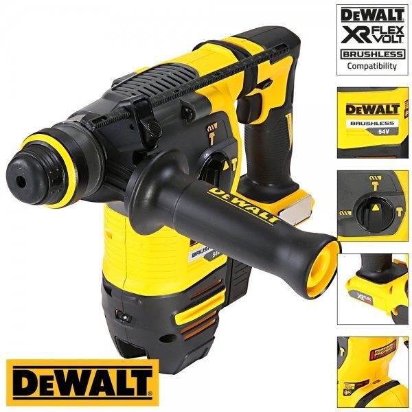 Juhtmeta puur Dewalt DCH333N hind ja info | Lööktrellid | kaup24.ee