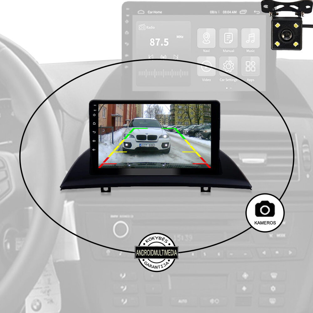 BMW X3 E83 2004-10 Androidi tahvelarvuti multimeedia цена и информация | Autoraadiod, multimeedia | kaup24.ee