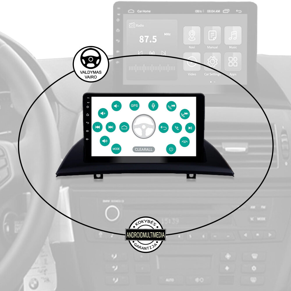 BMW X3 E83 2004-10 Androidi tahvelarvuti multimeedia hind ja info | Autoraadiod, multimeedia | kaup24.ee