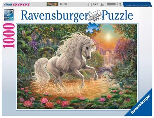 Pusle Ravensburgeri mõistatus müstiline ükssarvik, 1000 tk 19793 цена и информация | Пазлы | kaup24.ee