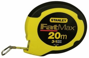 Рулетка STANLEY STEEL FATMAX, 20 м цена и информация | Механические инструменты | kaup24.ee