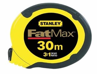 Рулетка STANLEY STEEL FATMAX, 30 м  цена и информация | Механические инструменты | kaup24.ee