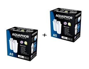 Aquaphor А5 2/1, набор 2шт цена и информация | Фильтры для воды | kaup24.ee