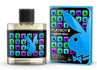 Tualettvesi Playboy Generation For Him EDT meestele 100 ml hind ja info | Playboy Kosmeetika, parfüümid | kaup24.ee