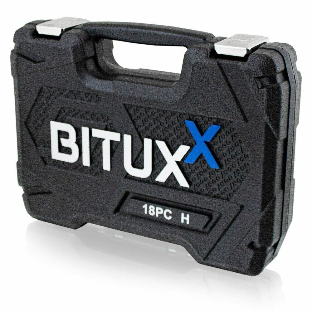 Mutrivõtmekomplekt kuuskantvõtmed 18 osa Bituxx hind ja info | Käsitööriistad | kaup24.ee