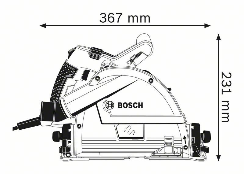 Bosch 0 601 675 001 kaasaskantav ketassaag 16,5 cm 6250 RPM 1400 W hind ja info | Elektrilised saed, mootorsaed ja tarvikud | kaup24.ee