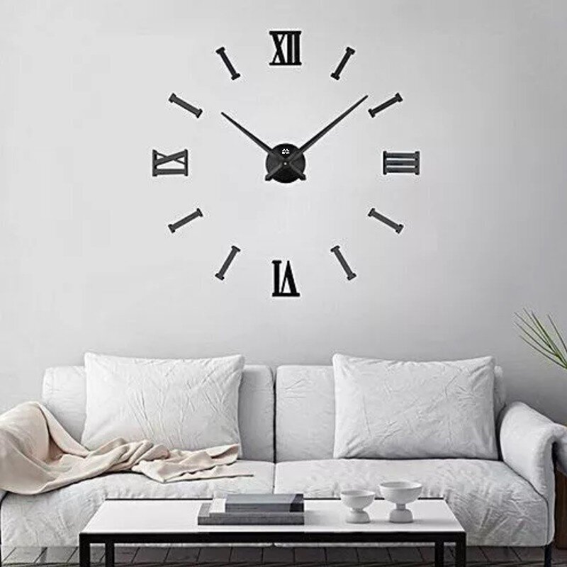 JULMAN Large Wall Clock - Hands T4237B hind ja info | Kellad | kaup24.ee