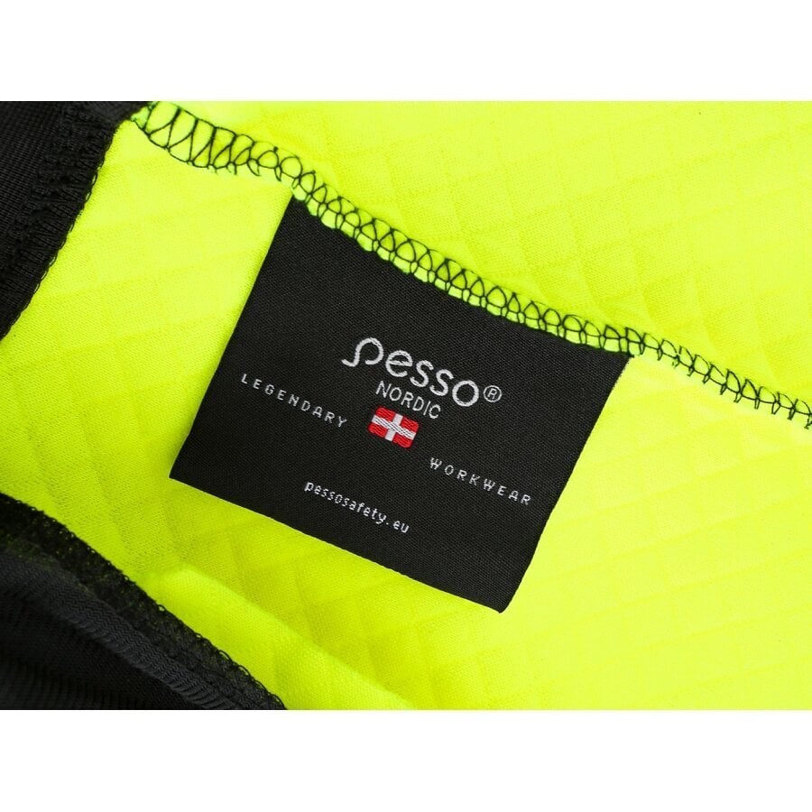 Töökampsun Pesso HI-VIS, must/kollane цена и информация | Tööriided | kaup24.ee