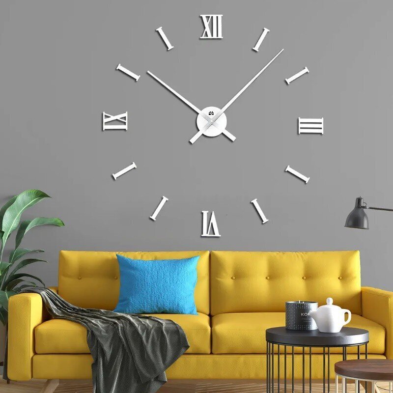 JULMAN Extra Large Wall Clock - Hands T4337S hind ja info | Kellad | kaup24.ee