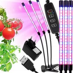 LED taimevalgusti 5V / 36W / 80LED / 265x 20 mm / 220V+USB E15519108 hind ja info | Nutipotid ja taimelambid | kaup24.ee