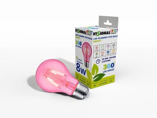 LED-pirn A60 E27 8W Filament Fito pirn E04-219 цена и информация | Проращиватели, лампы для растений | kaup24.ee