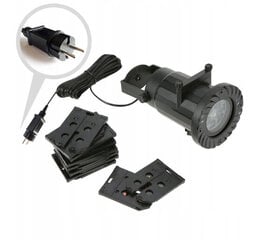 LED laserprojektor Heckermann LBS-033, 12W, 20 kaarti E19614081 hind ja info | Jõulukaunistused | kaup24.ee