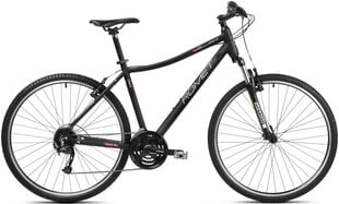 Гибридный велосипед Romet Orkan 3 D Lite 28" 2023, черный цвет цена и информация | Велосипеды | kaup24.ee