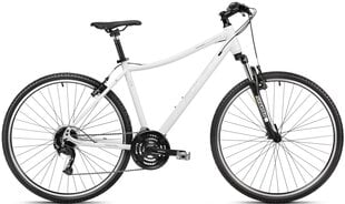 Гибридный велосипед Romet Orkan 3 D Lite 28" 2023, белый цвет цена и информация | Велосипеды | kaup24.ee