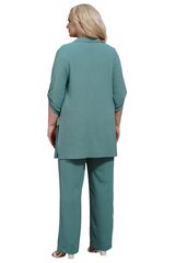 Kolmeosaline pükskostüüm/anona/106/roheline/ hind ja info | Naiste kostüümid | kaup24.ee