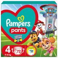 Püksmähkmed Pampers Pants Paw Patrol, suurus 4, 9-15 kg, 72 tk