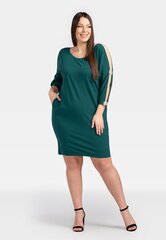Pluss suuruses kimono kleit Martina, roheline hind ja info | Kleidid | kaup24.ee