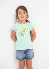 Mayoral футболка для девочек с короткими рукавами 3071/52 цена и информация | Рубашки для девочек | kaup24.ee