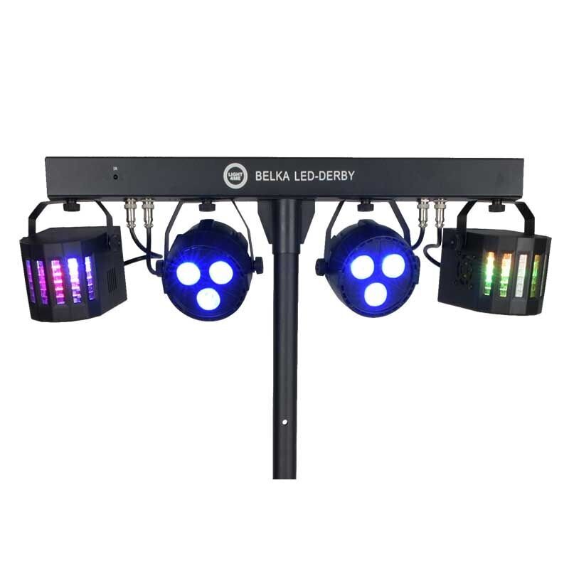 Light4Me T-Bar LED Derby PAR valgustuskomplekt hind ja info | Peokaunistused | kaup24.ee