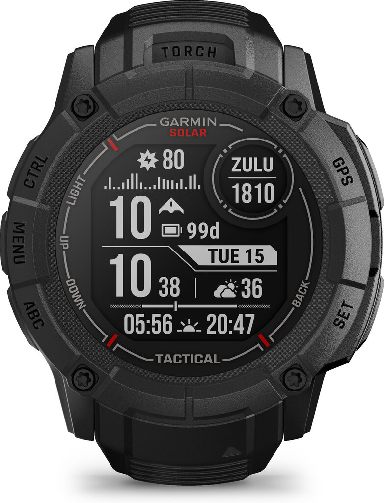 Garmin Instinct® 2X Solar Tactical Black цена и информация | Nutikellad (smartwatch) | kaup24.ee