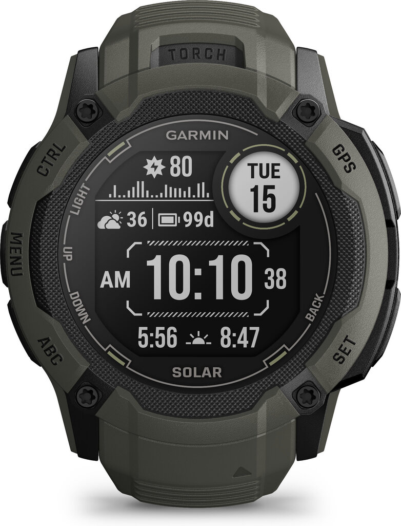 Garmin Instinct® 2X Solar Moss 50mm hind ja info | Nutikellad (smartwatch) | kaup24.ee