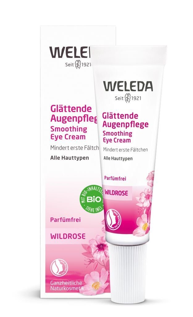 Weleda Wild Rose Smoothing silmakreem 10 ml цена и информация | Silmakreemid, seerumid | kaup24.ee