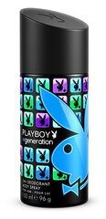 Spreideodorant Playboy Generation For Him meestele 150 ml hind ja info | Lõhnastatud kosmeetika meestele | kaup24.ee