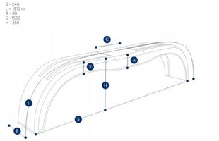 Брызговики колес двухосного прицепа DOMAR цена и информация | DOMAR Автотовары | kaup24.ee