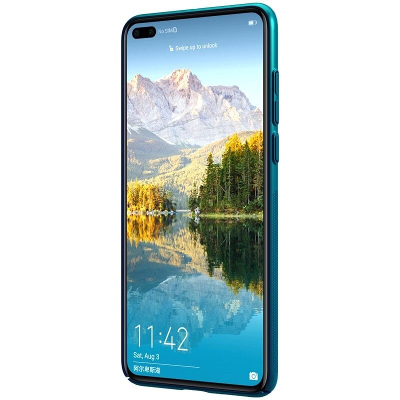 Nillkin Super Frosted Shield skirtas Huawei P40, mėlynas цена и информация | Telefoni kaaned, ümbrised | kaup24.ee