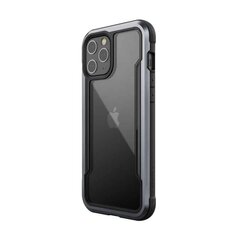 X-Doria Raptic Shield – alumiiniumist ümbris iPhone 12 Pro Maxile (kukkumiskatse 3 m) (must) цена и информация | Чехлы для телефонов | kaup24.ee