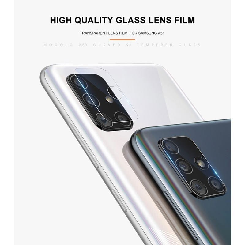 Mocolo kaamera kaitseklaas Samsung Galaxy A51 jaoks цена и информация | Ekraani kaitsekiled | kaup24.ee