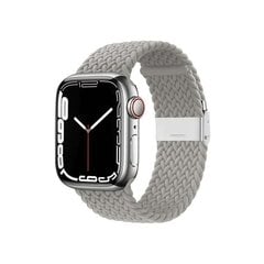 Crong Wave Band skirta Apple Watch 38/40/41mm, pilka цена и информация | Аксессуары для смарт-часов и браслетов | kaup24.ee
