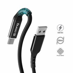 Crong Armor Link USB-C - USB-A цена и информация | Кабели для телефонов | kaup24.ee