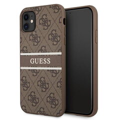 Originaal GUESS 4G Stripe - Iphone 11 , pruun hind ja info | Telefoni kaaned, ümbrised | kaup24.ee