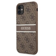 Originaal GUESS 4G Stripe - Iphone 11 , pruun hind ja info | Telefoni kaaned, ümbrised | kaup24.ee